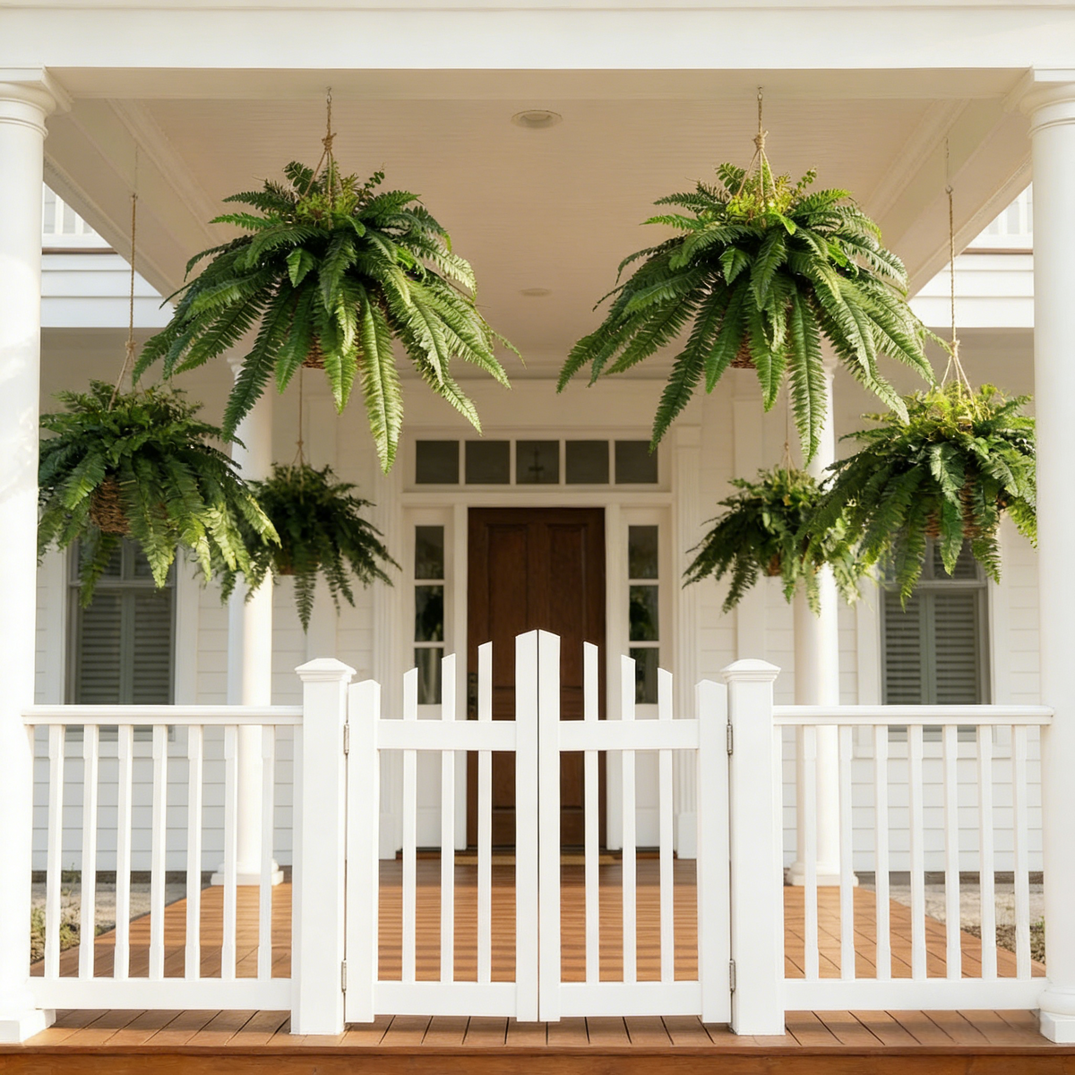 Large Silky Artificial Boston Fern Bush