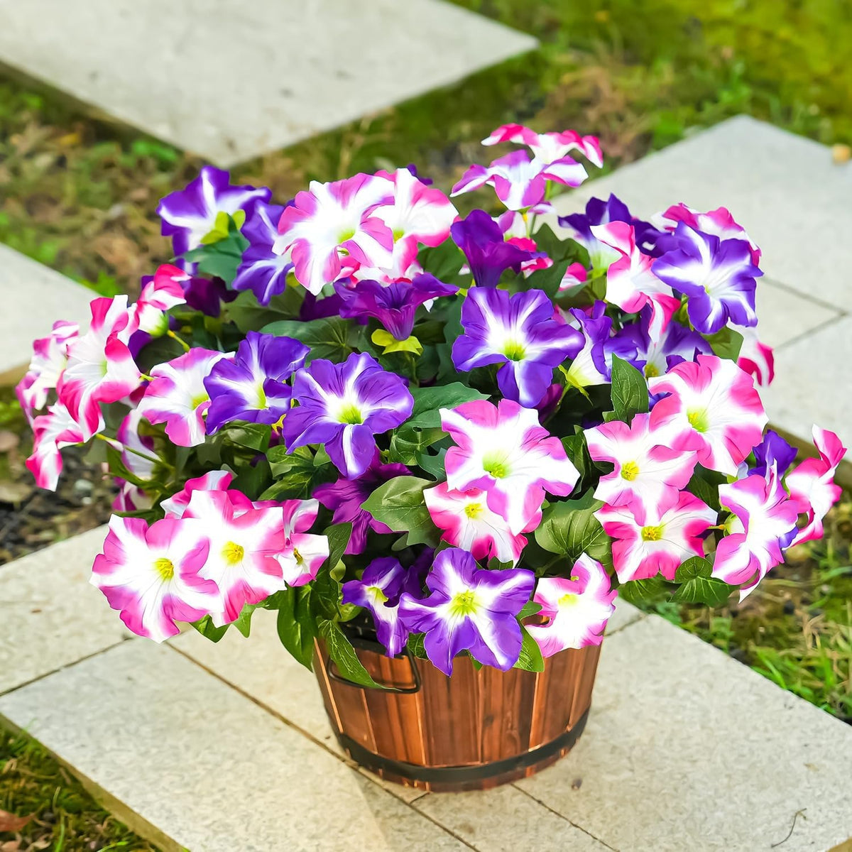 UV Resistant Fake Silk Morning Glory