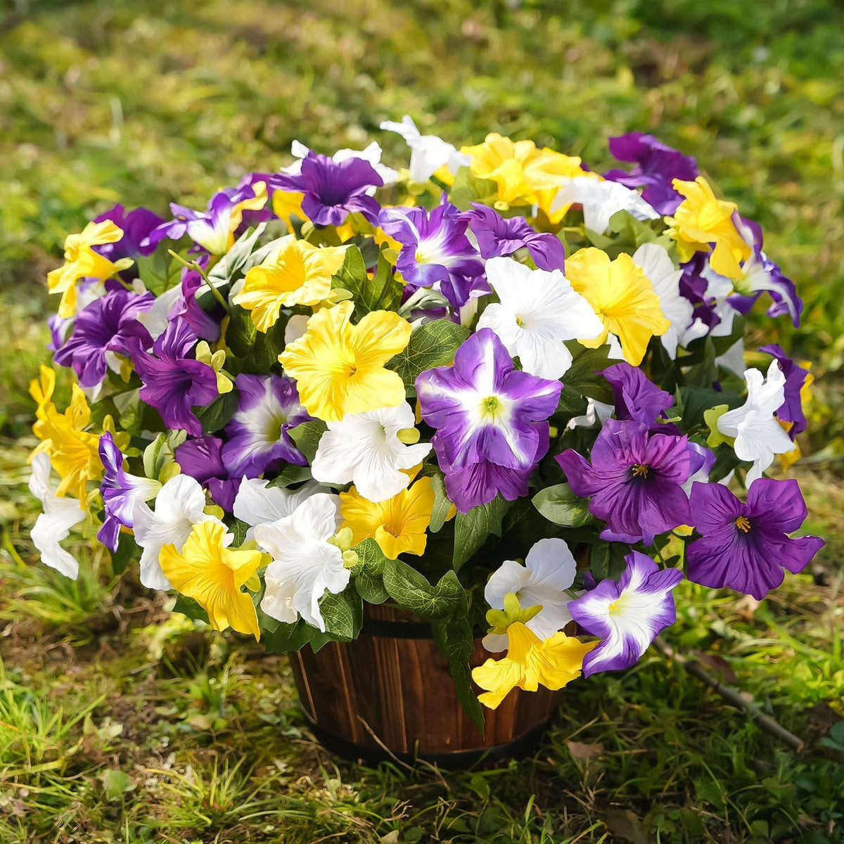 UV Resistant Fake Silk Morning Glory