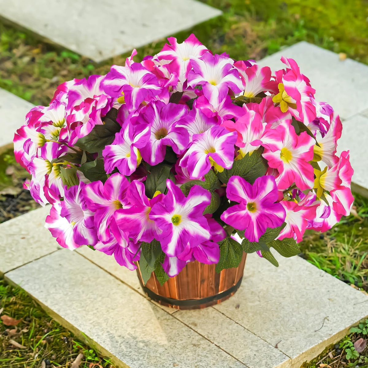 UV Resistant Fake Silk Morning Glory