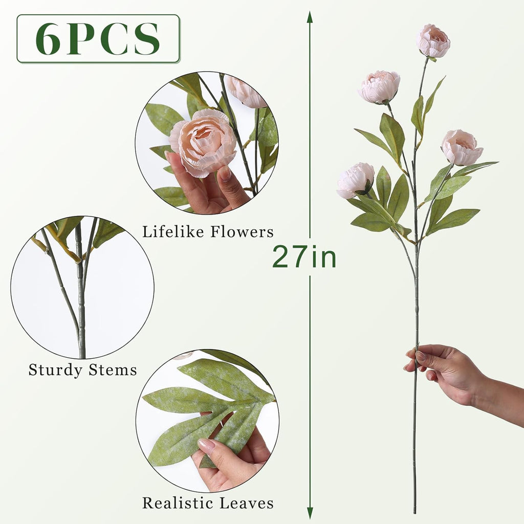 Silk Peony Stem