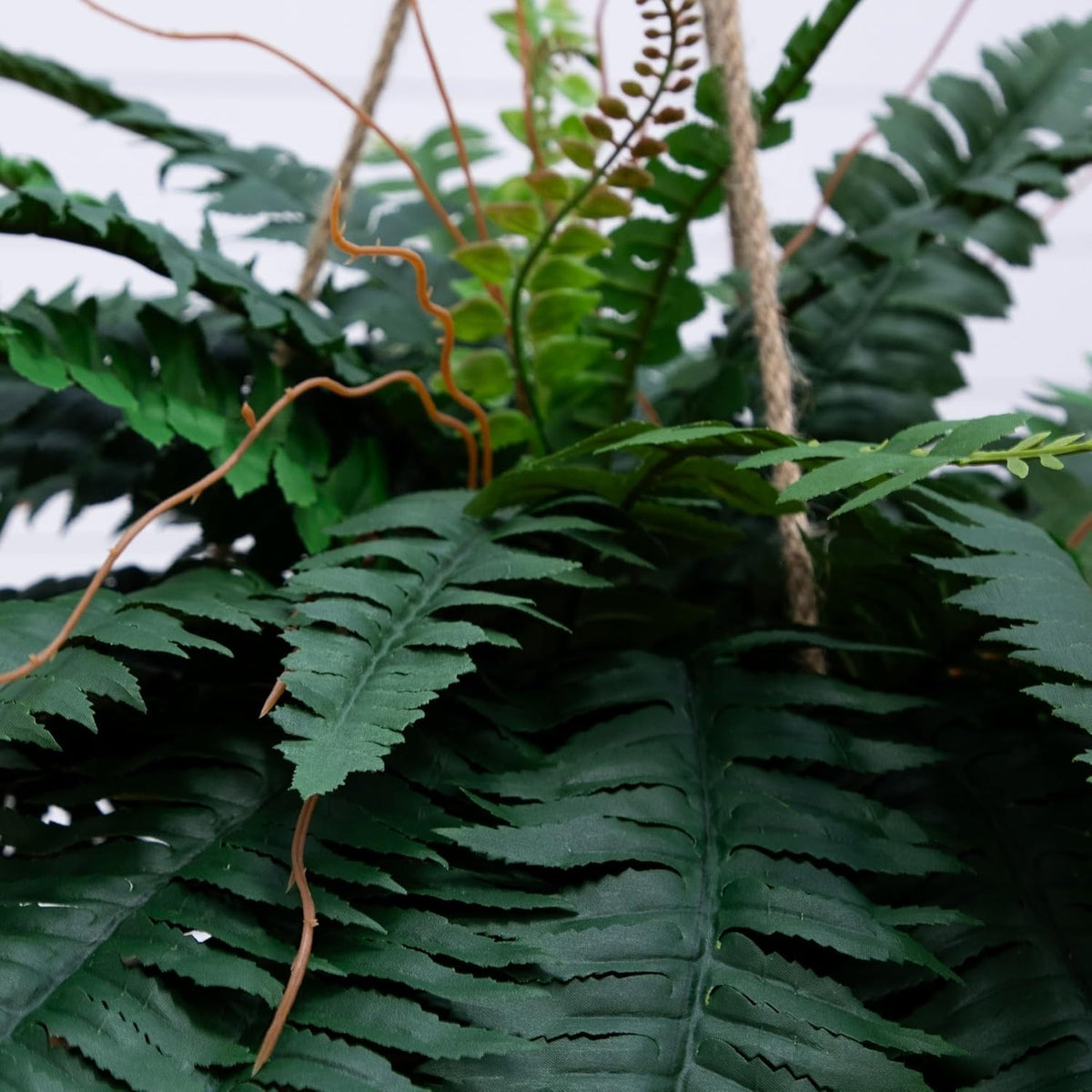 Large Silky Artificial Boston Fern Bush