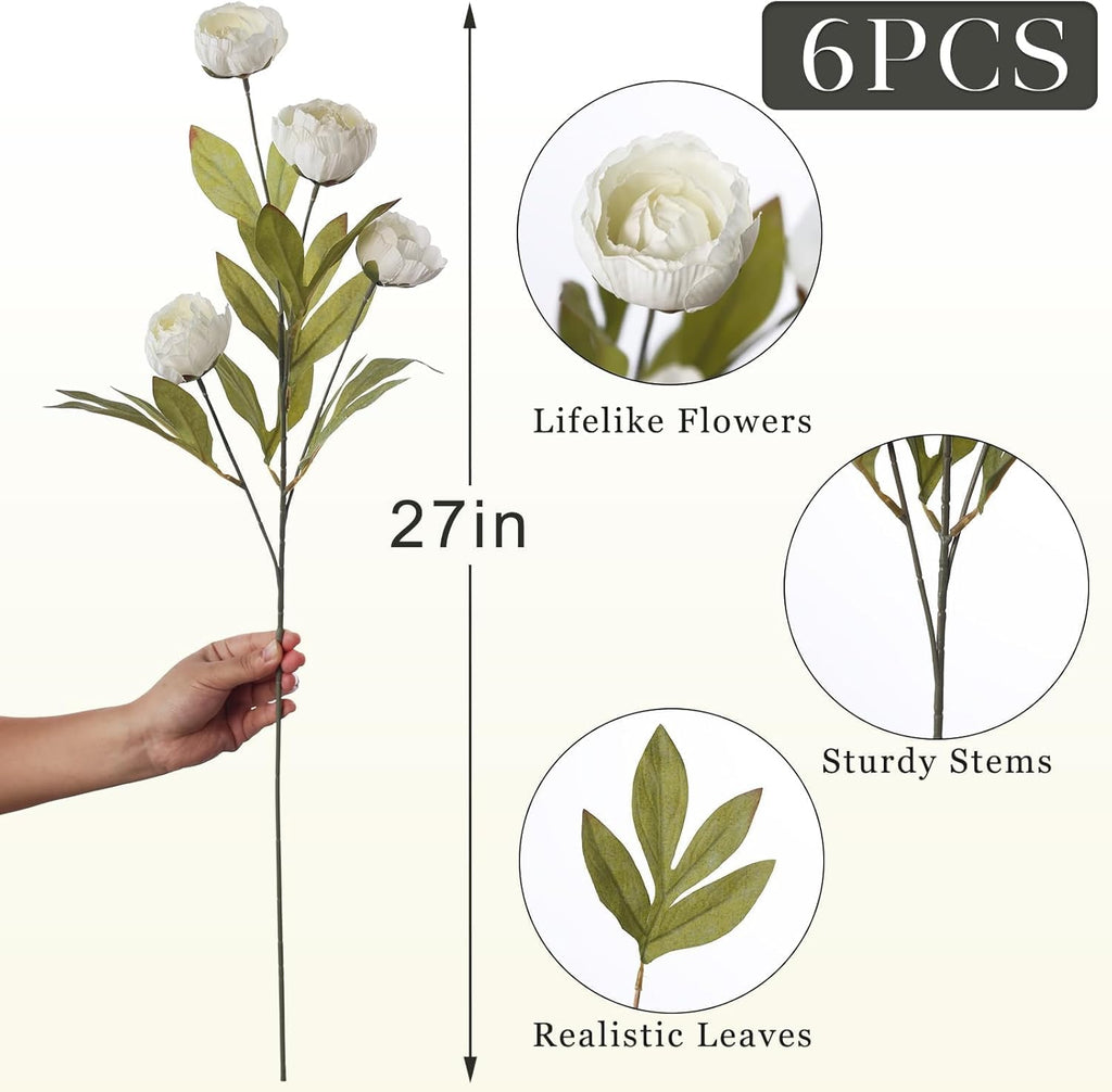 Silk Peony Stem